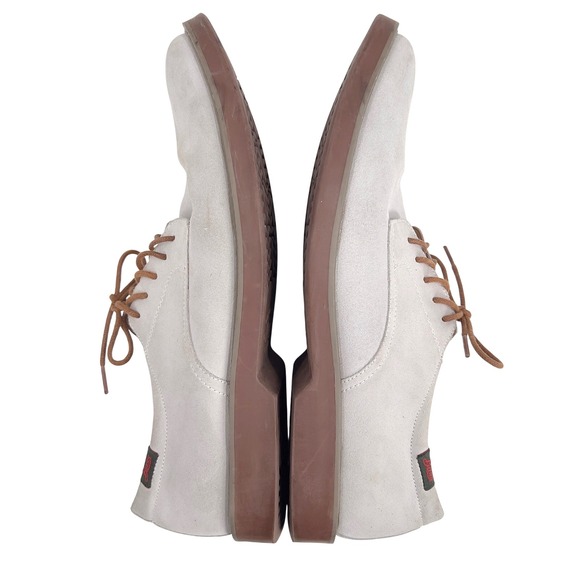 G.H. Bass & Co. Pasadena Mens Tan Suede Non Marking Shoes Derby Oxford Bucks 12M